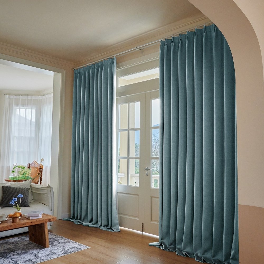 Isabel Waterproof, Stain & Dust - Resistant Total Blackout Curtains - Deconovo US