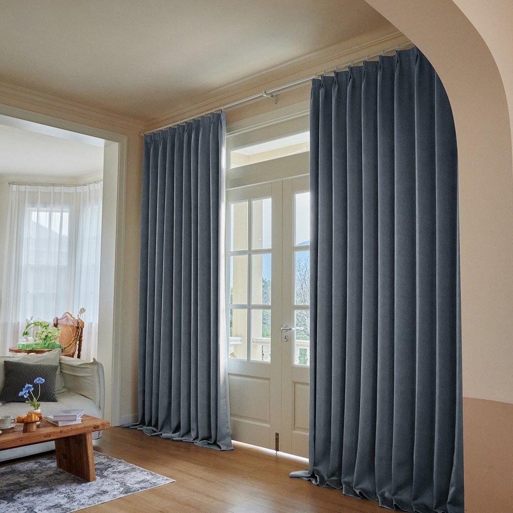 Isabel Waterproof, Stain & Dust - Resistant Total Blackout Curtains - Deconovo US