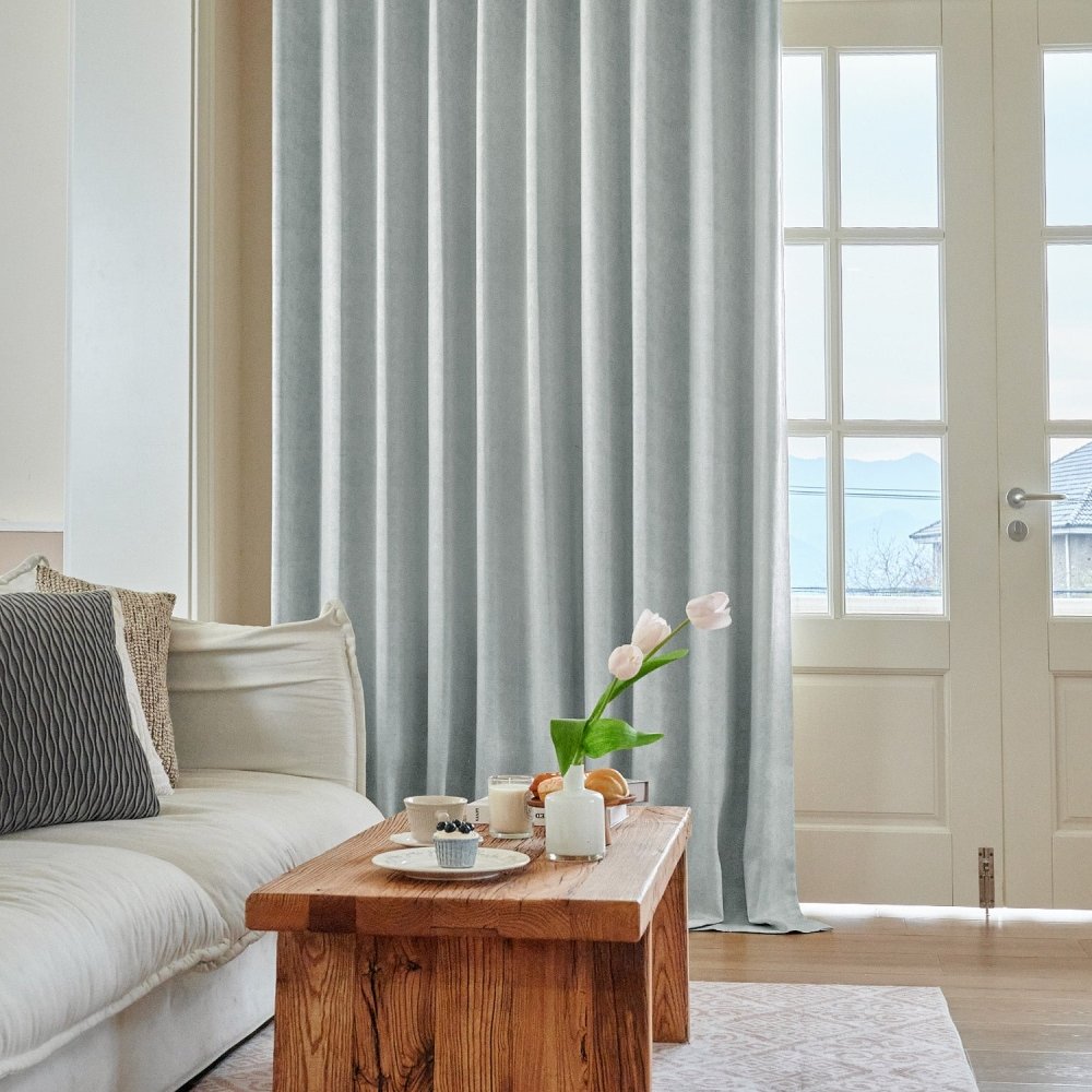 Isabel Waterproof, Stain & Dust - Resistant Total Blackout Curtains - Deconovo US