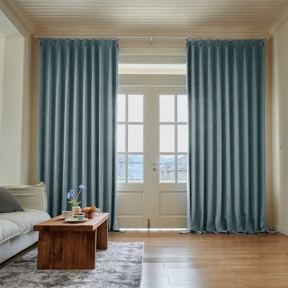 Isabel Waterproof, Stain & Dust - Resistant Total Blackout Curtains - Deconovo US