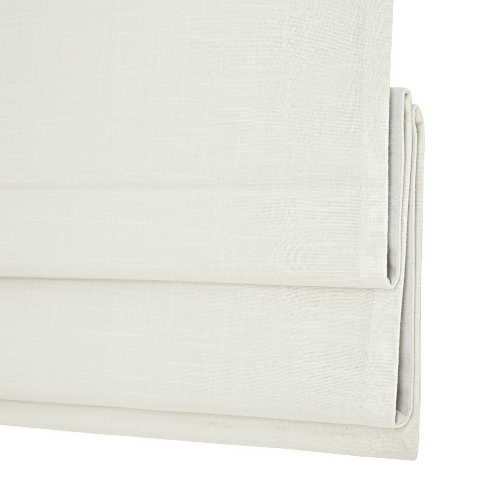 Lauretta Custom Linen Roman Shades Cordless - Deconovo US