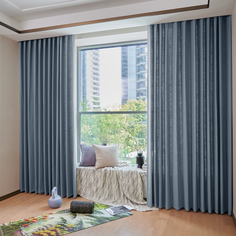 Layla Custom Cotton Blackout Curtains - Deconovo US