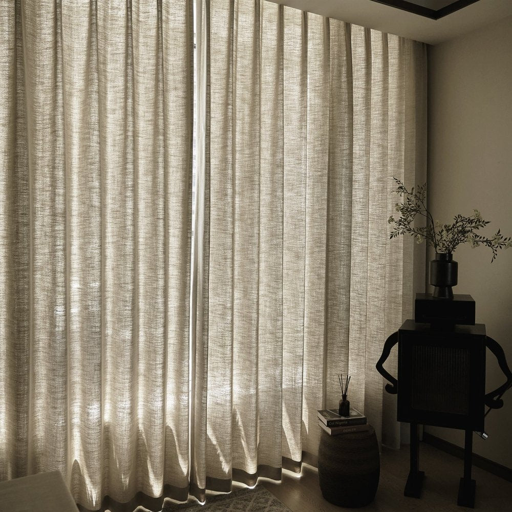 Layla Custom Cotton Blackout Curtains - Deconovo US