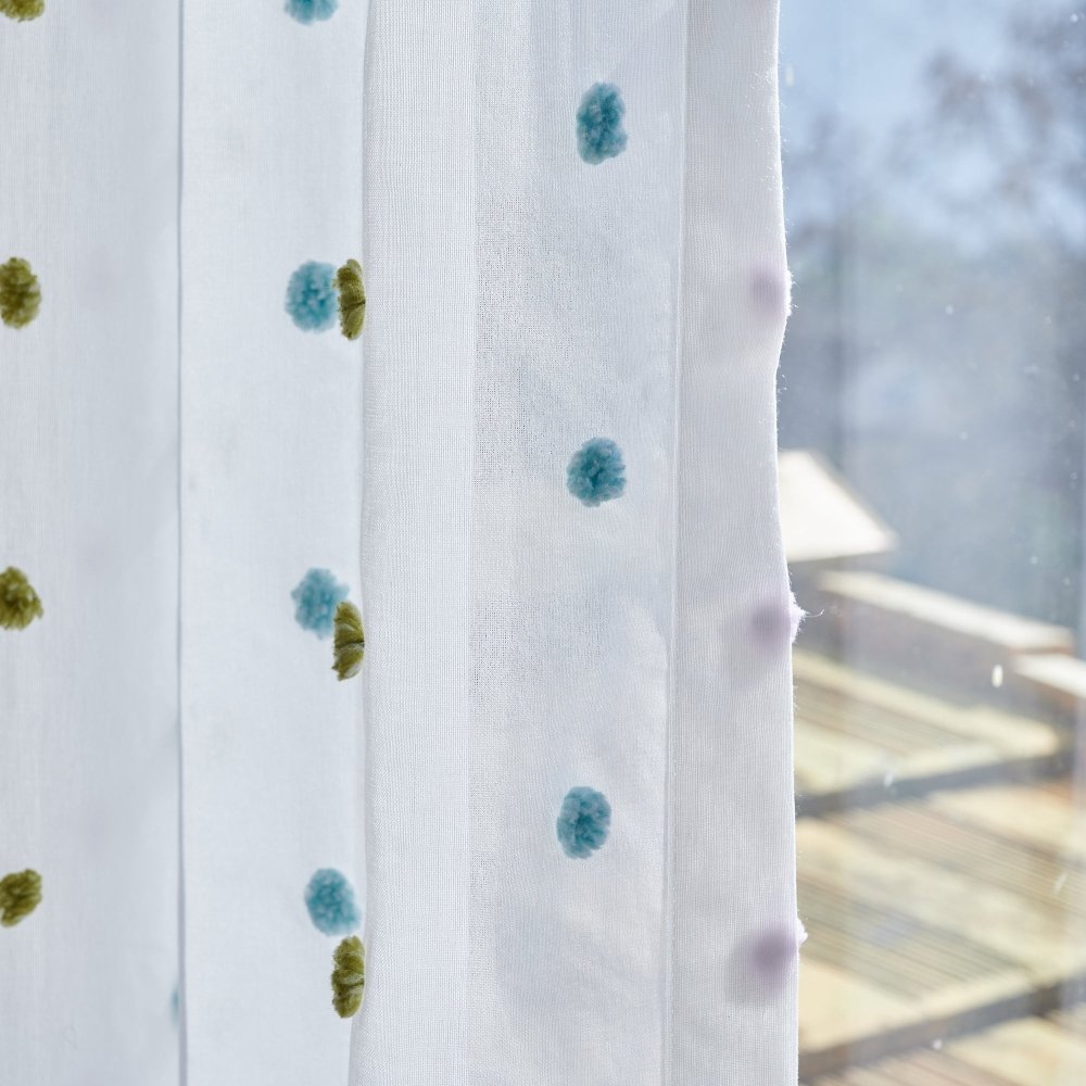 Lily Custom Whimsical Patterns Kids' Sheer Curtains - Deconovo US