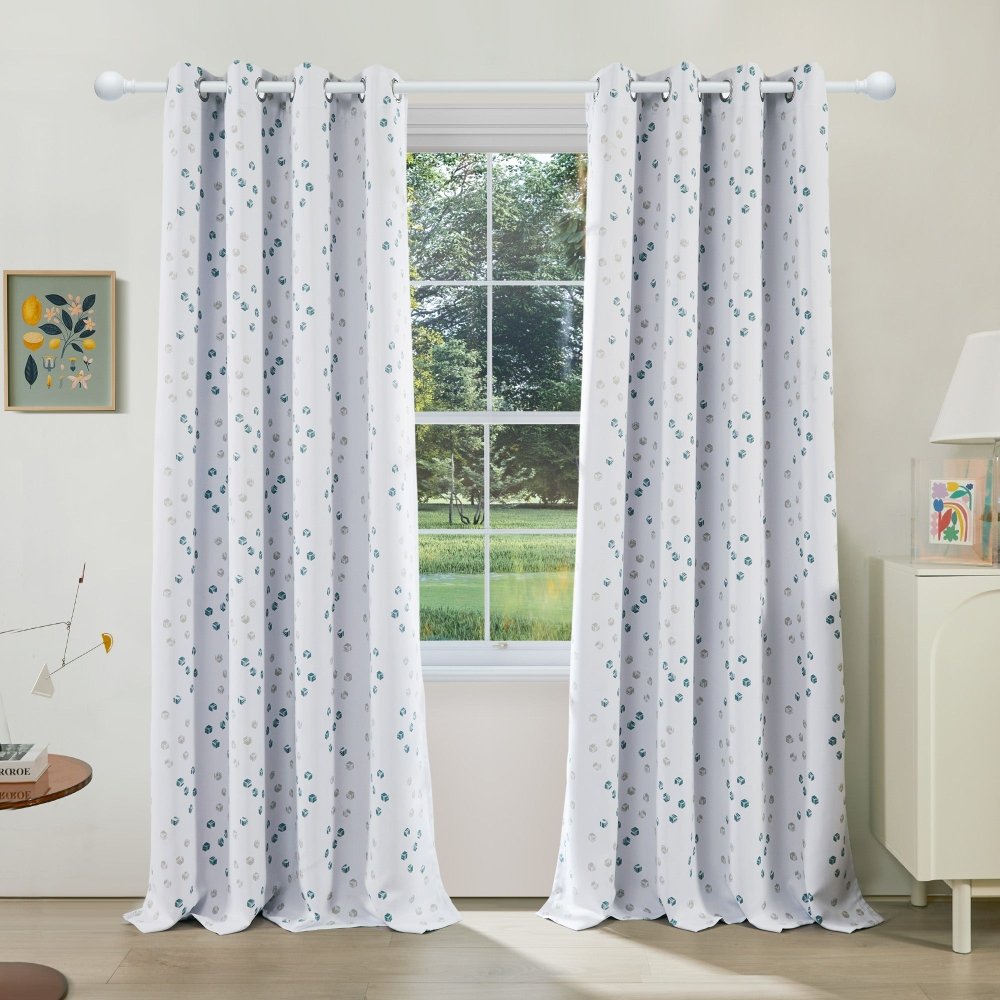 Modern Cubic Play Thermal Blackout Curtains - Deconovo US