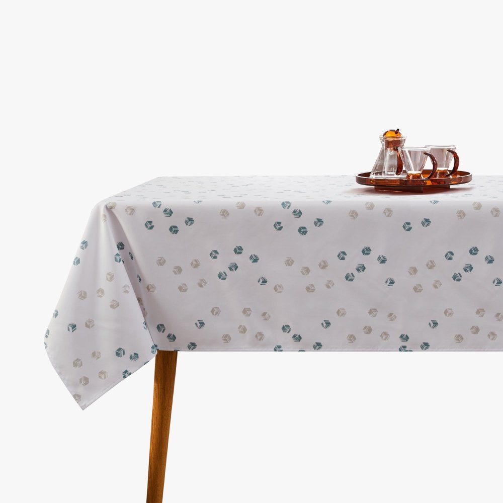 Modern Cubic Play Waterproof Tablecloth - Deconovo US