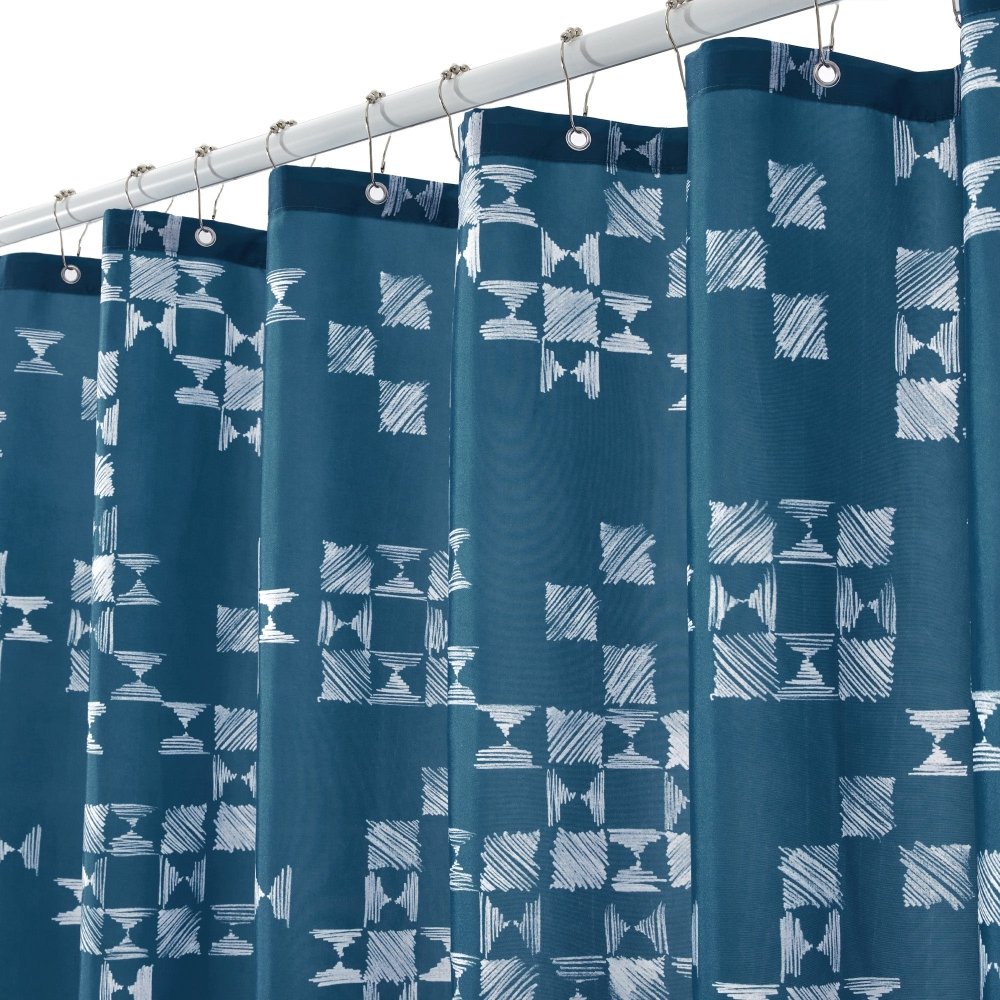 Modern Patchwork Shower Curtains - Deconovo US