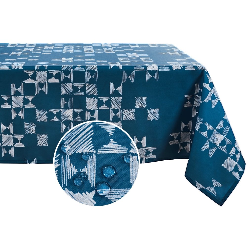 Modern Patchwork Tablecloth - Deconovo US