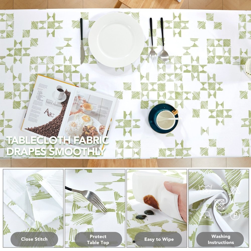 Modern Patchwork Tablecloth - Deconovo US