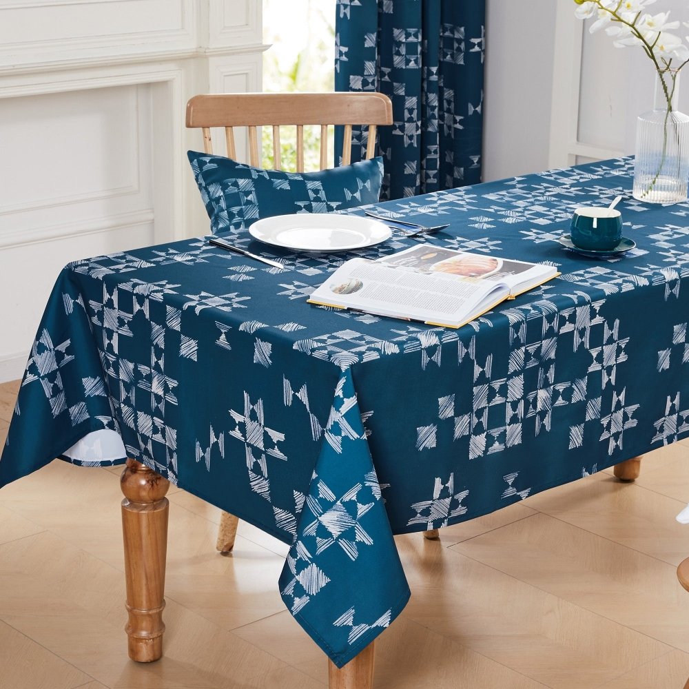 Modern Patchwork Tablecloth - Deconovo US