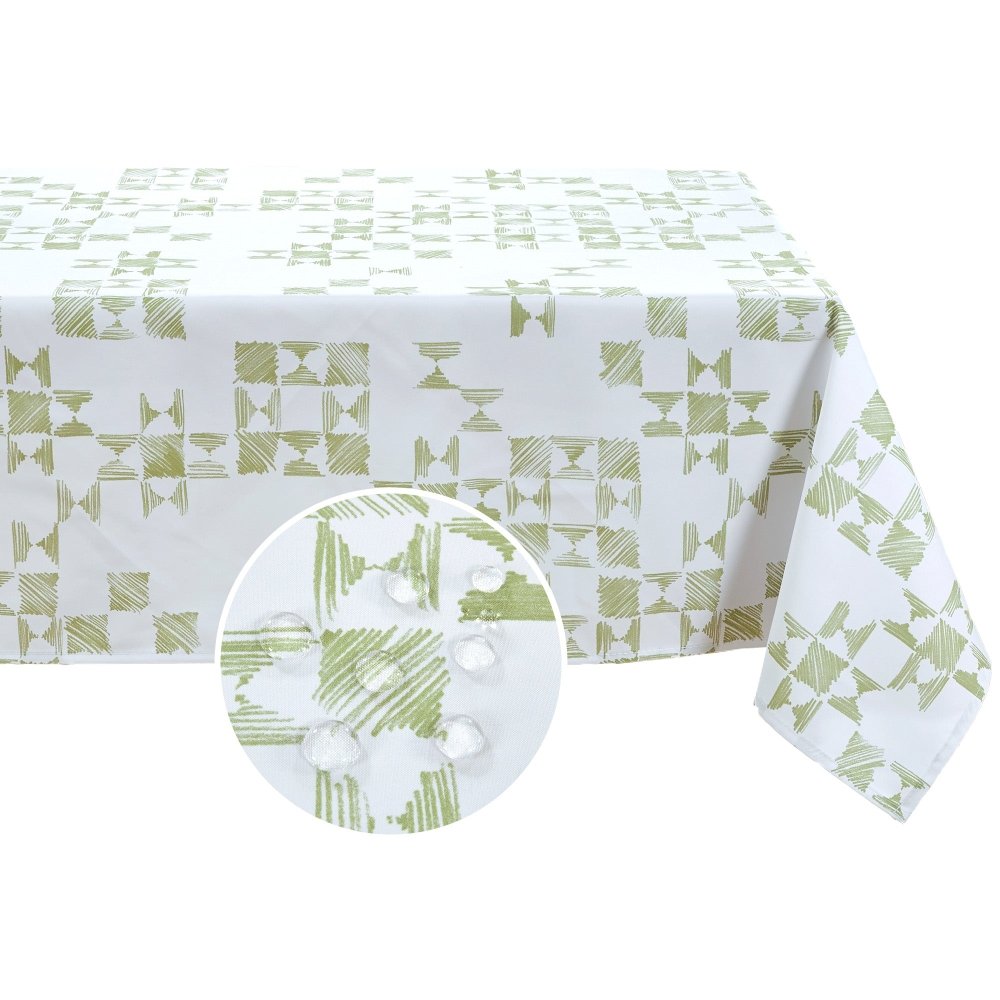 Modern Patchwork Tablecloth - Deconovo US