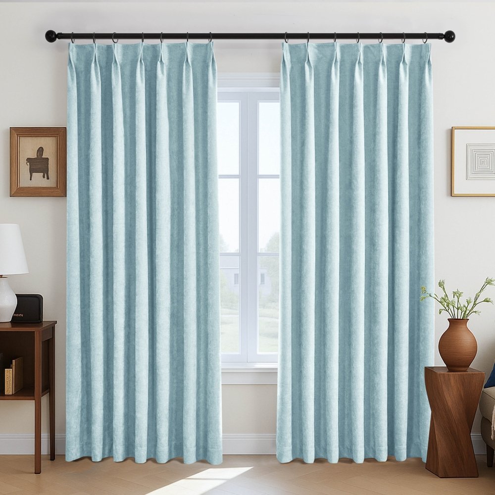 Nicolette 100% Total Blackout Custom Curtains - Deconovo US