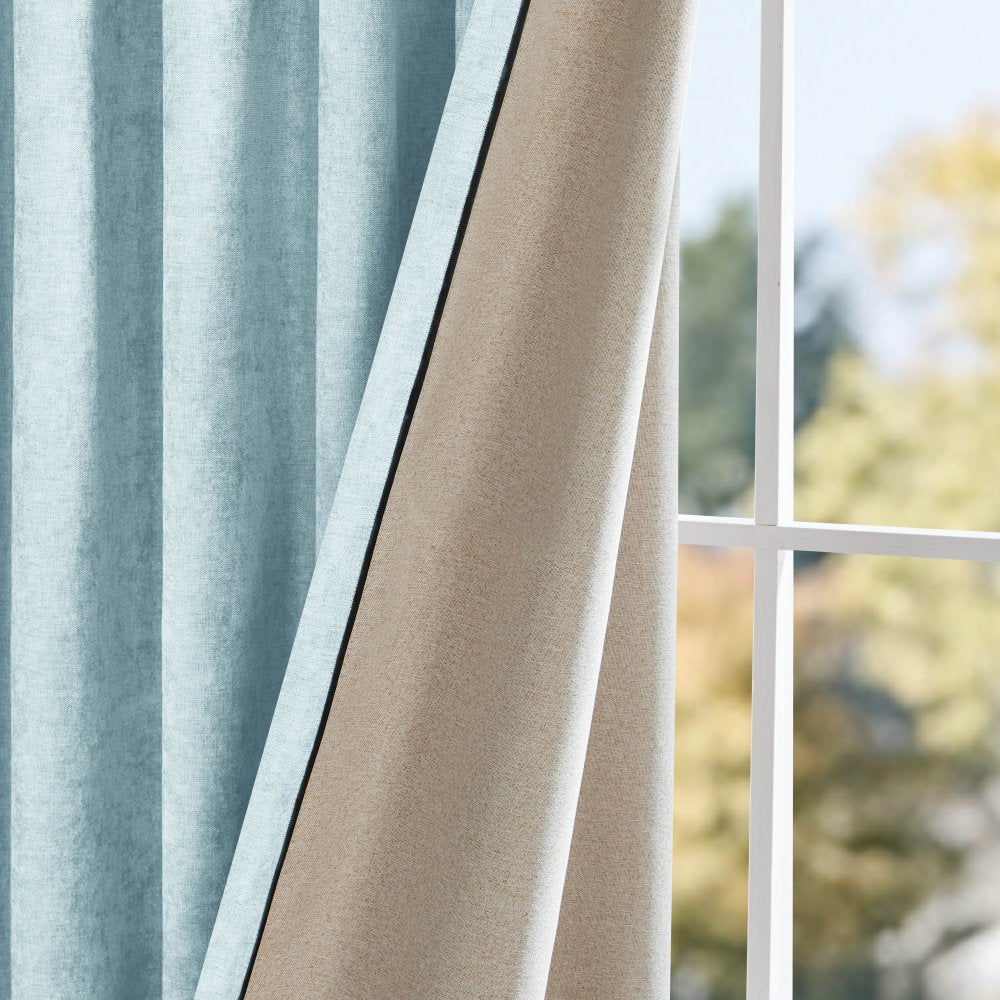 Nicolette 100% Total Blackout Custom Curtains - Deconovo US