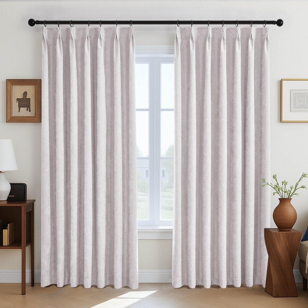 Nicolette 100% Total Blackout Custom Curtains - Deconovo US