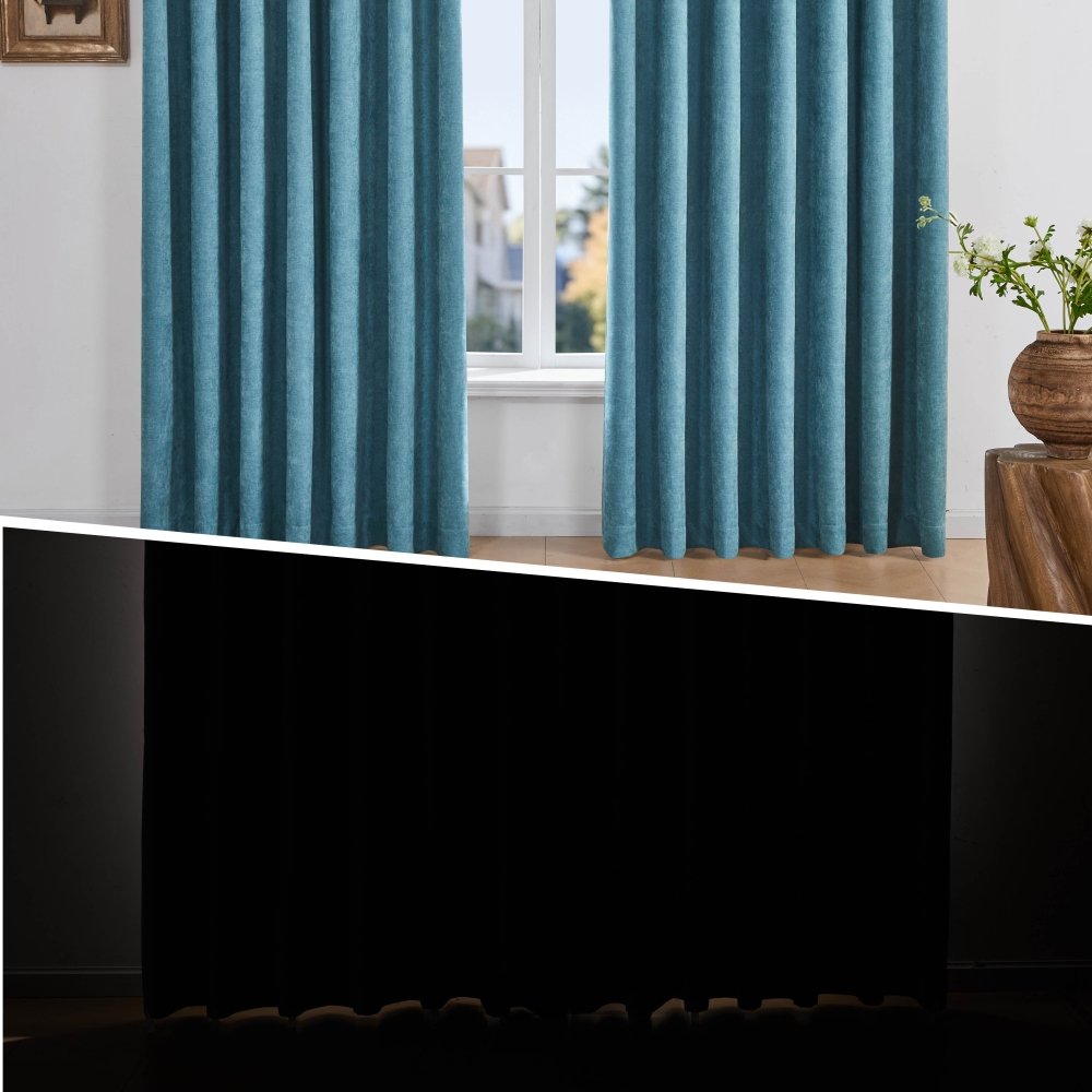 Nicolette 100% Total Blackout Custom Curtains - Deconovo US