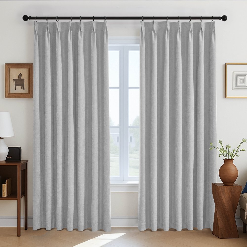 Nicolette 100% Total Blackout Custom Curtains - Deconovo US