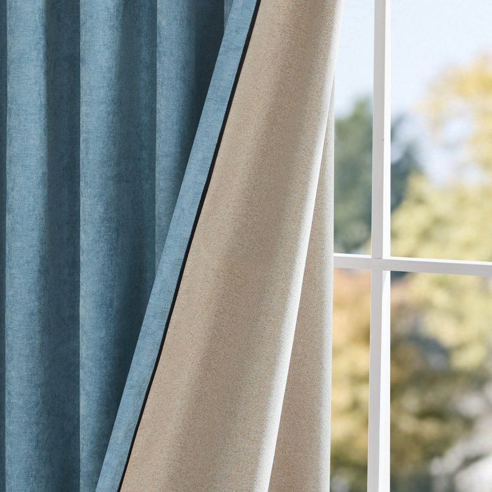 Nicolette 100% Total Blackout Custom Curtains - Deconovo US