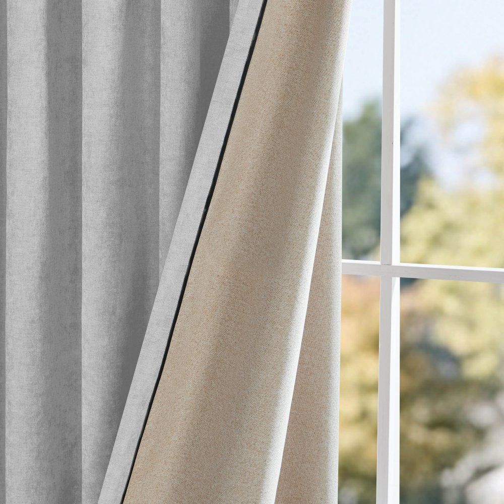 Nicolette 100% Total Blackout Custom Curtains - Deconovo US