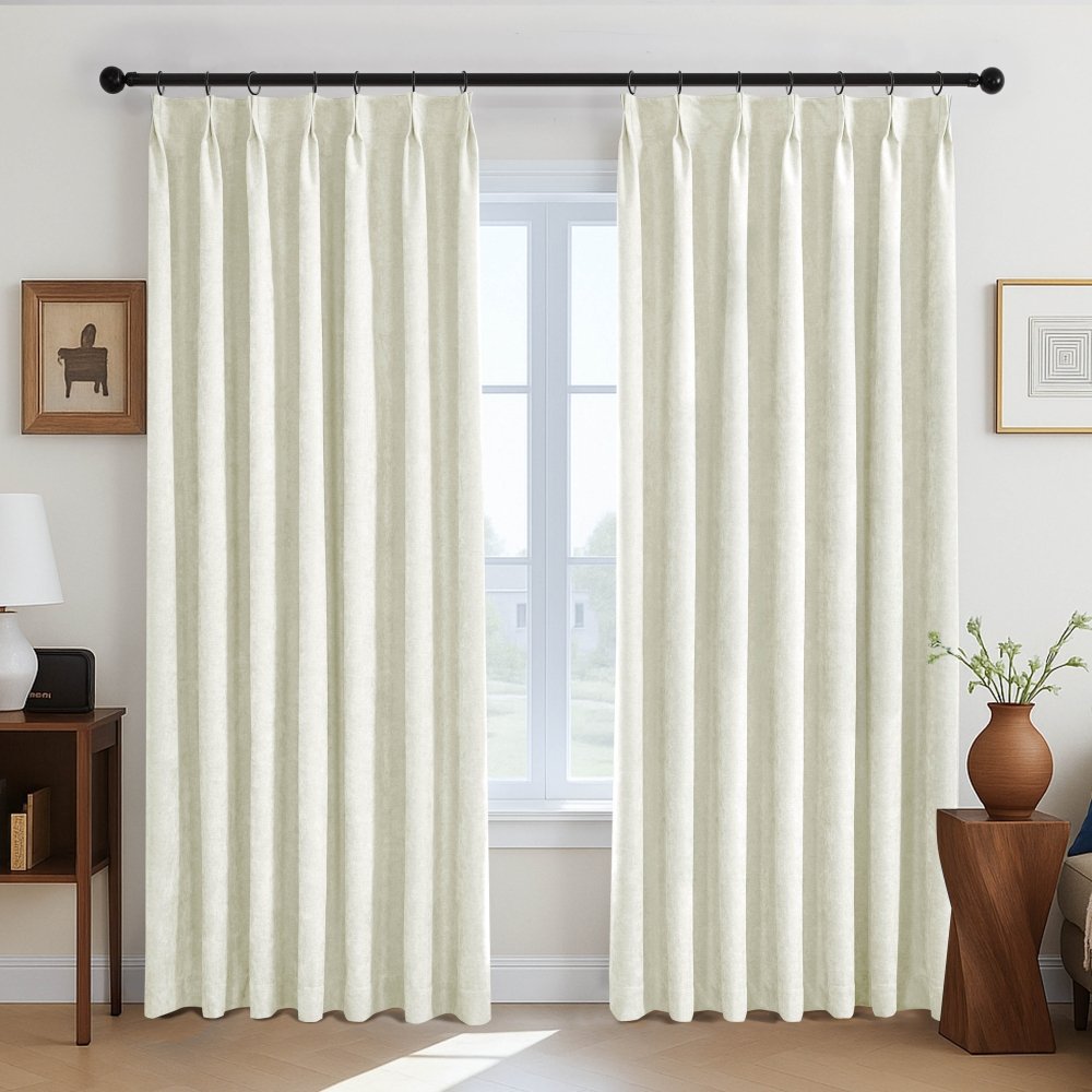Nicolette 100% Total Blackout Custom Curtains - Deconovo US