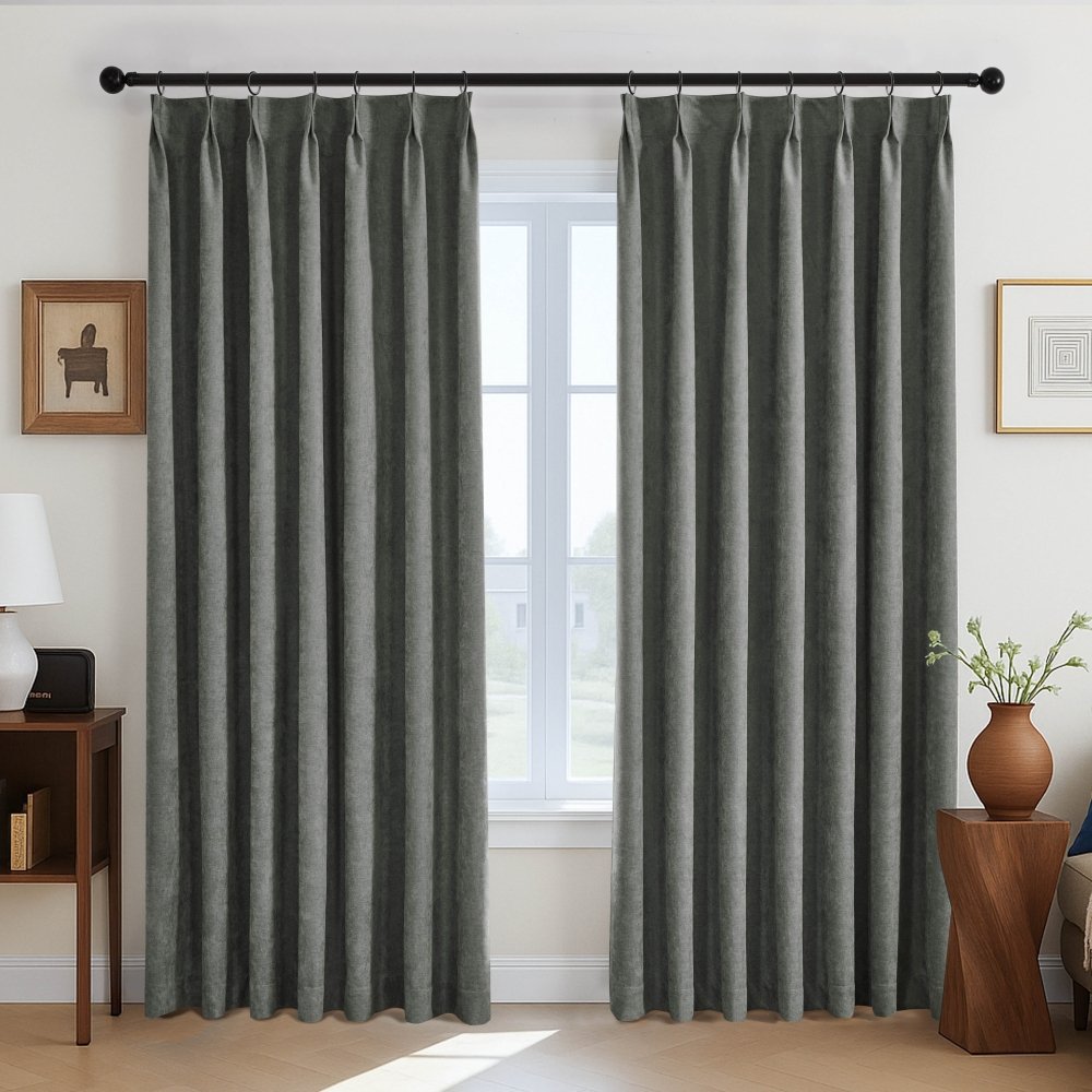 Nicolette 100% Total Blackout Custom Curtains - Deconovo US
