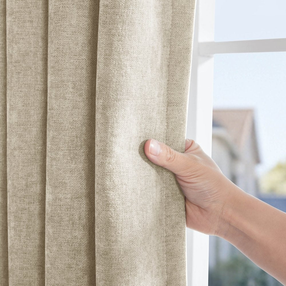 Nicolette 100% Total Blackout Custom Curtains - Deconovo US