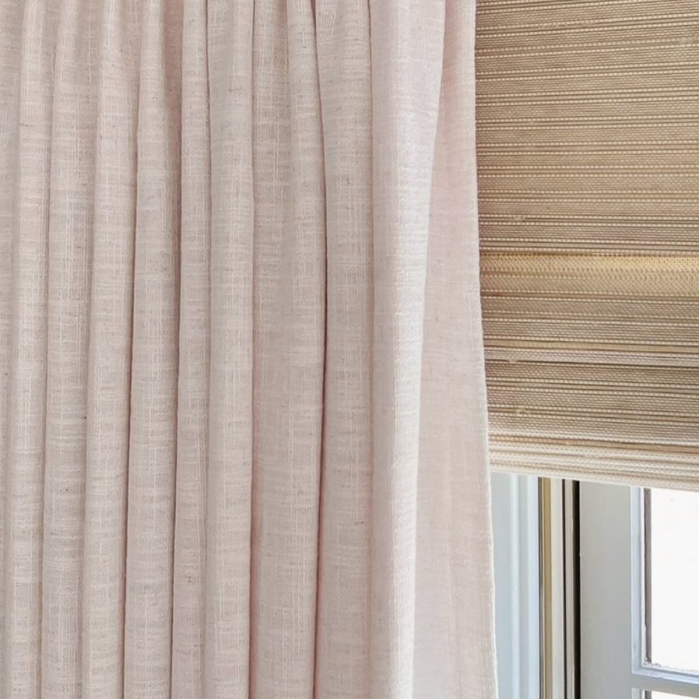 Olivia Custom Linen Blackout Curtains - Deconovo US