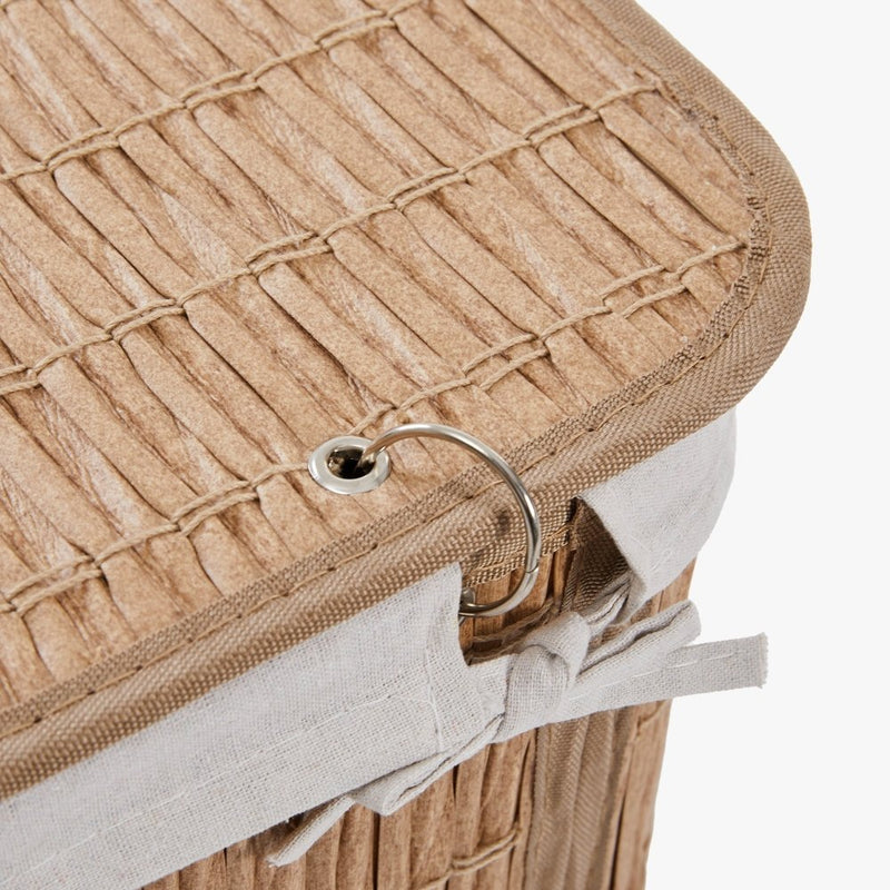PE Rattan Rectangular Laundry Basket – Deconovo US