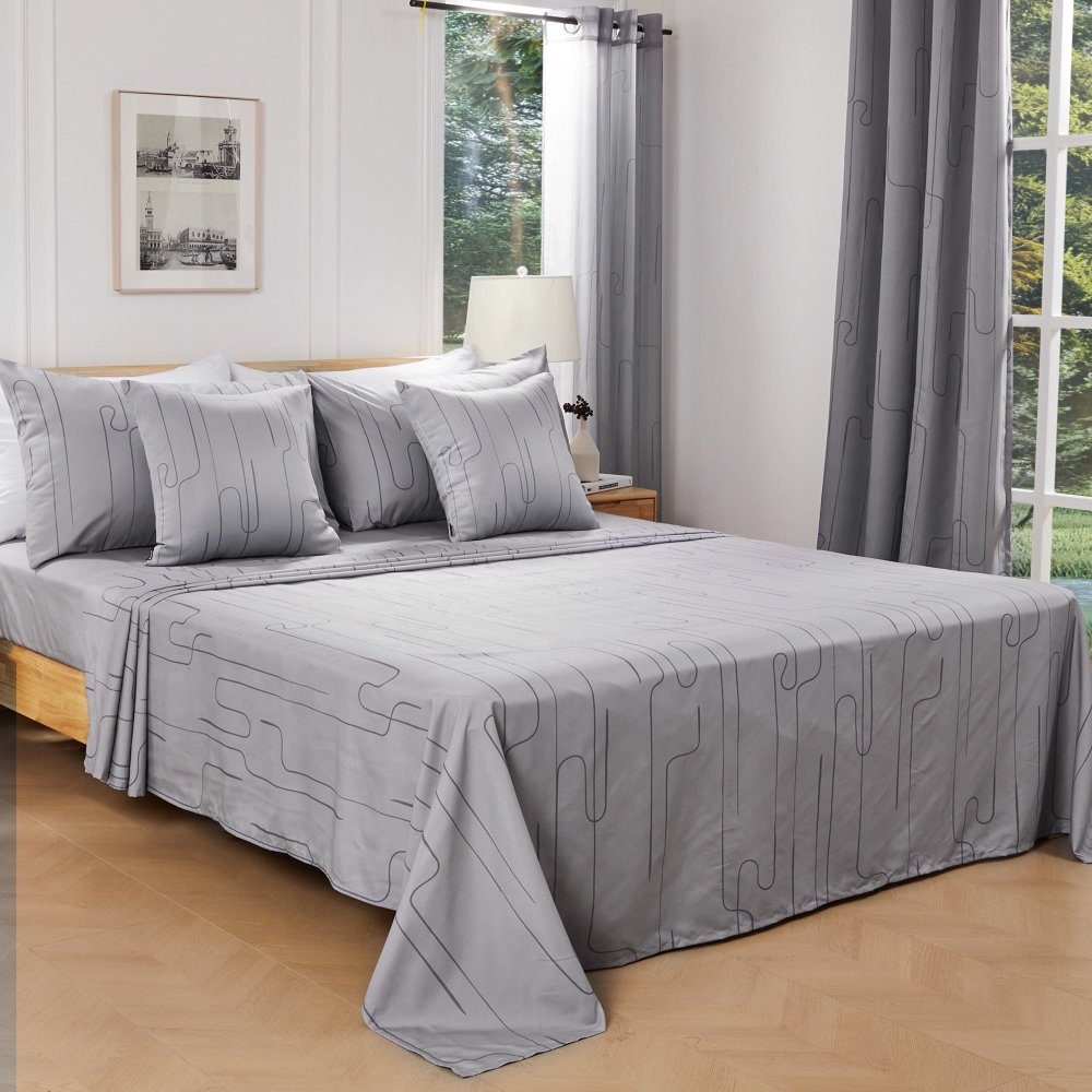 Pure Morning Haze Bedding Set - Deconovo US