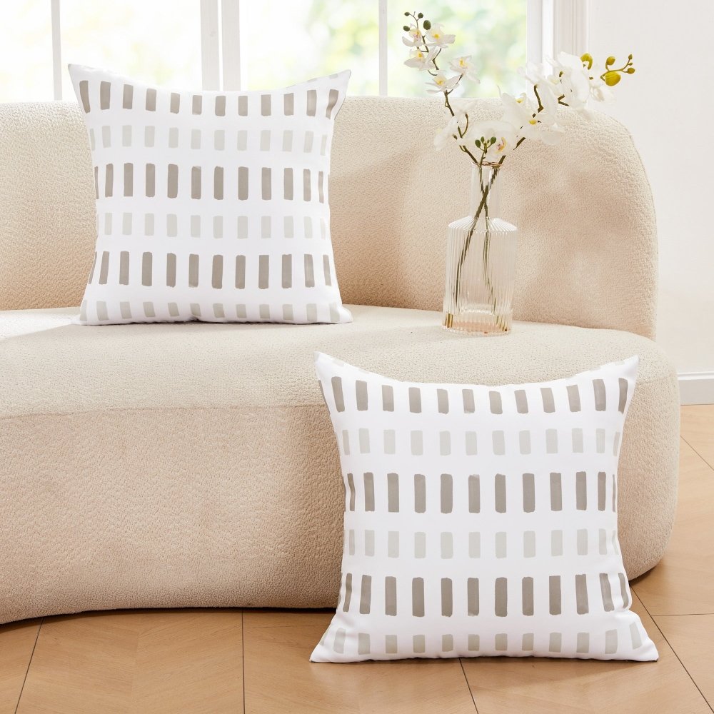 Pure Solitude Cushion Covers - Deconovo US