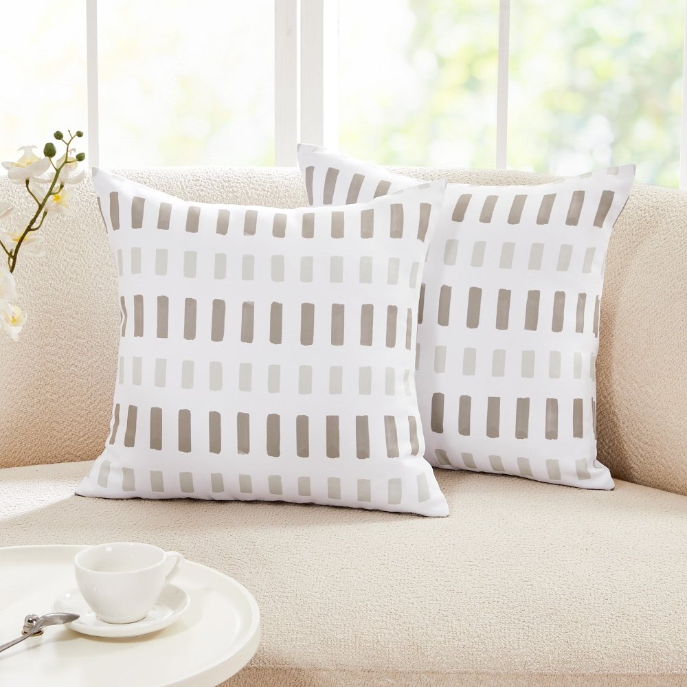 Pure Solitude Cushion Covers - Deconovo US