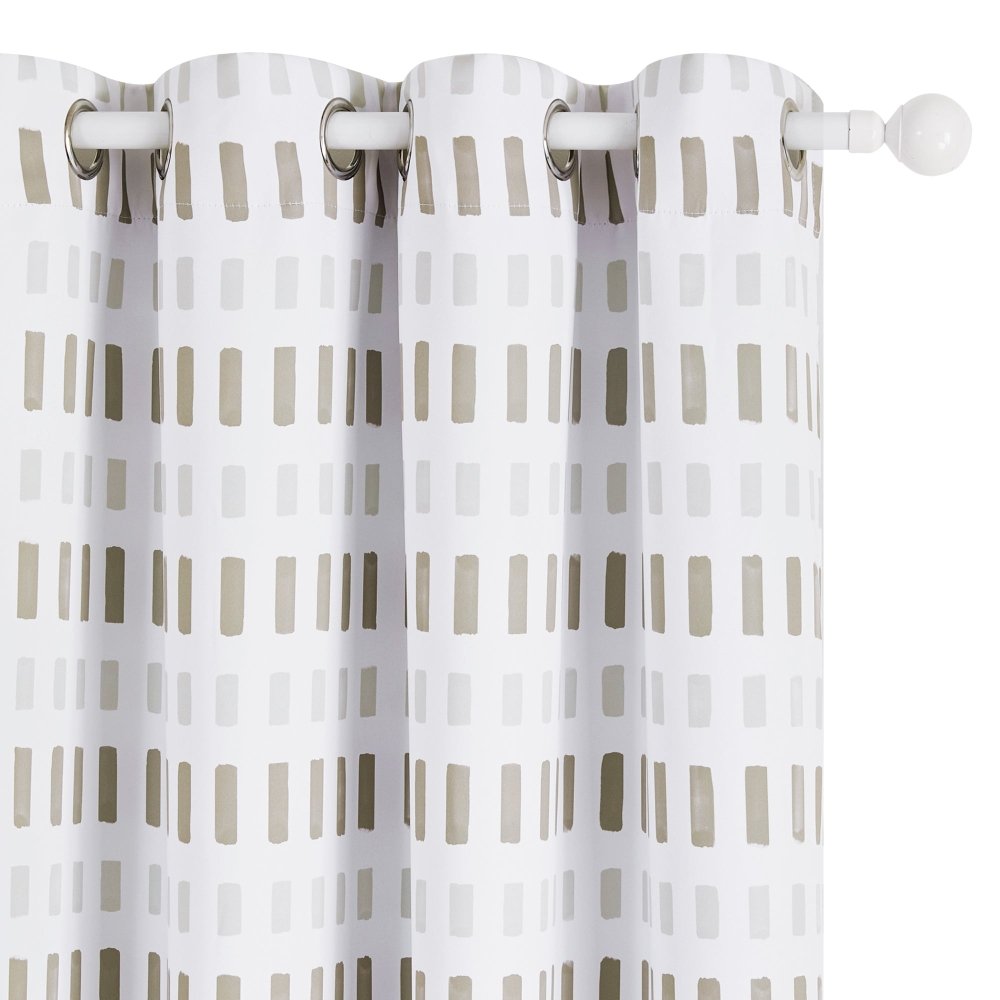 Pure Solitude Haze Blackout Curtains - Deconovo US