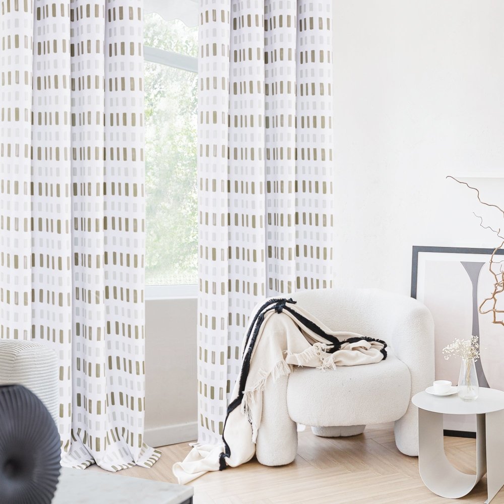 Pure Solitude Haze Blackout Curtains - Deconovo US