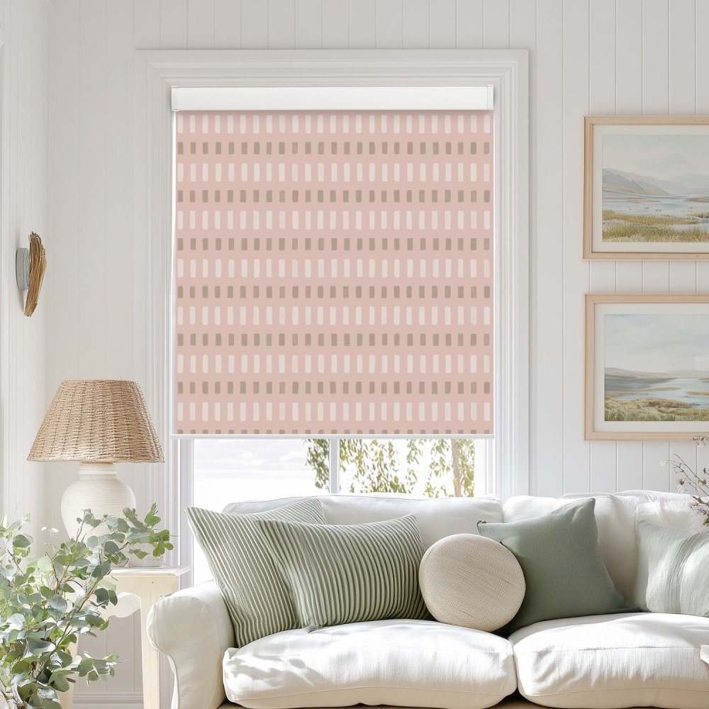 Pure Solitude Print Full Blackout Roller Blinds - Deconovo US