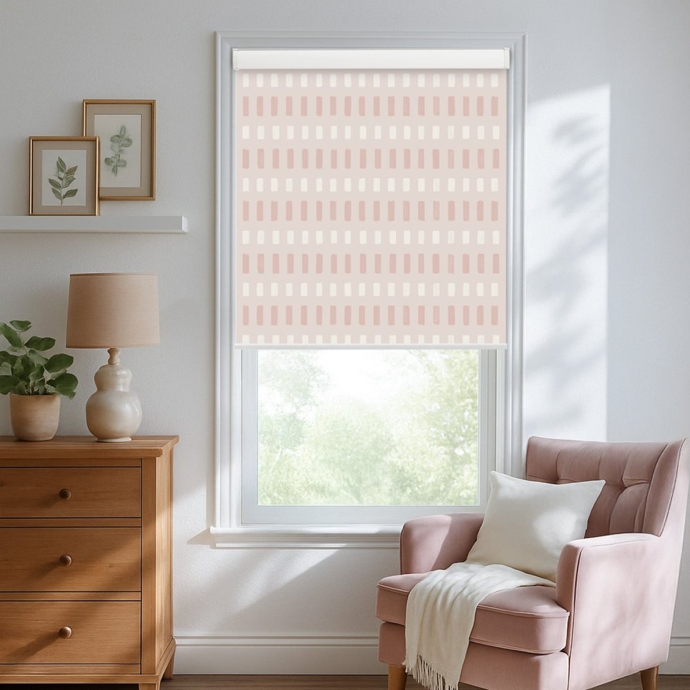 Pure Solitude Print Full Blackout Roller Blinds - Deconovo US