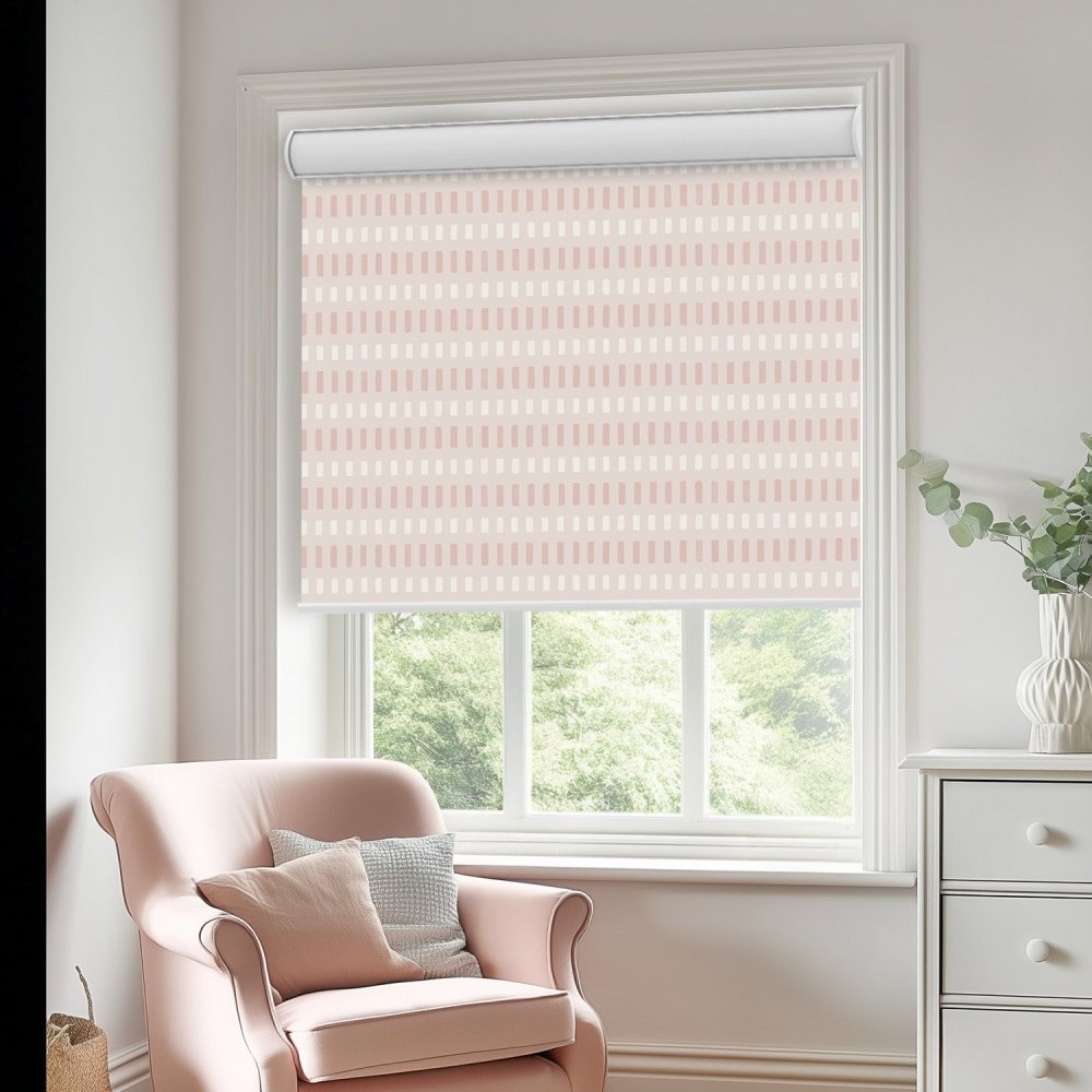 Pure Solitude Print Full Blackout Roller Blinds - Deconovo US