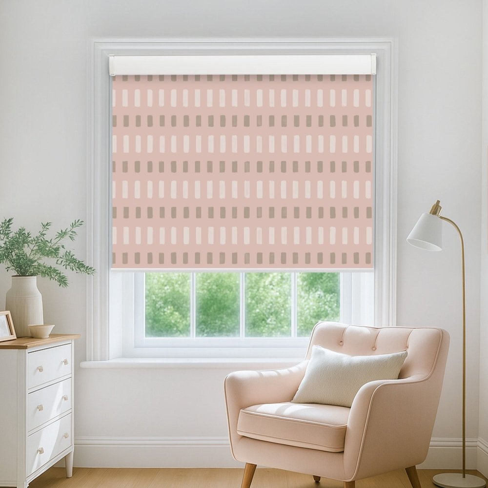Pure Solitude Print Full Blackout Roller Blinds - Deconovo US