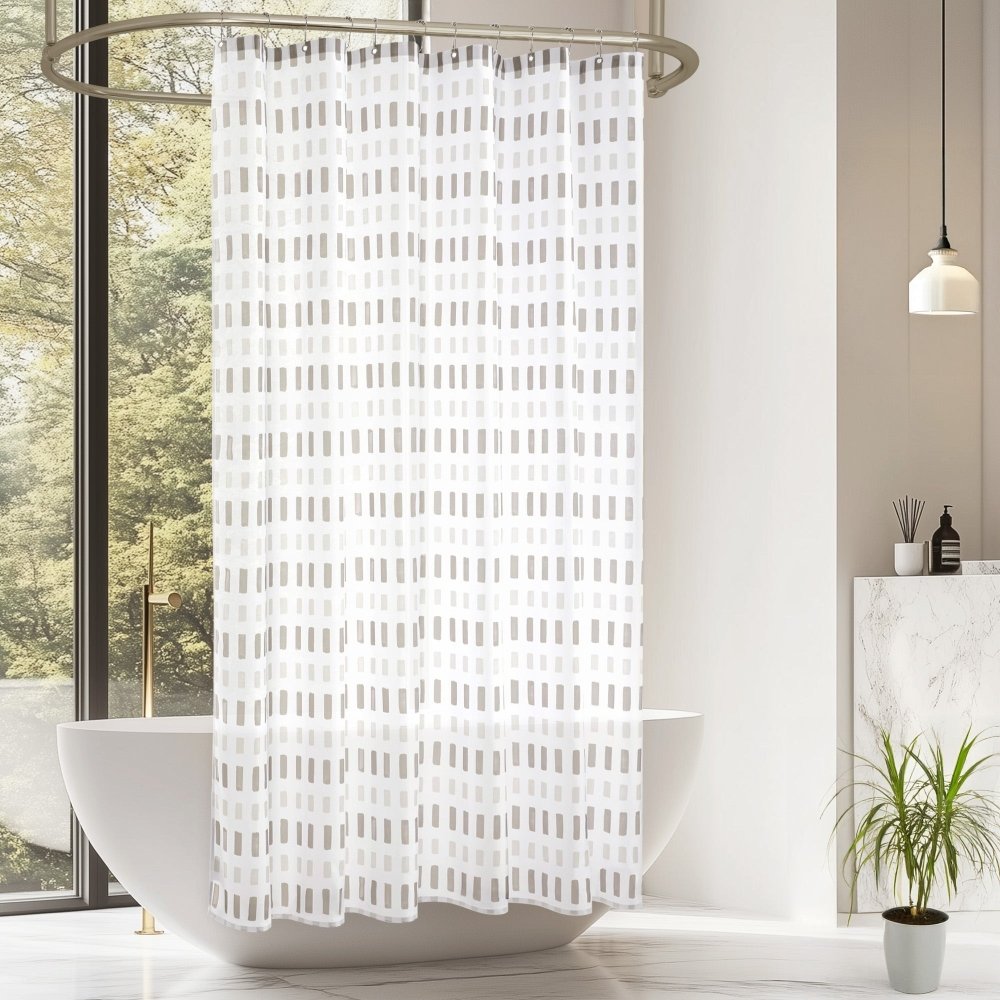 Pure Solitude Shower Curtains - Deconovo US