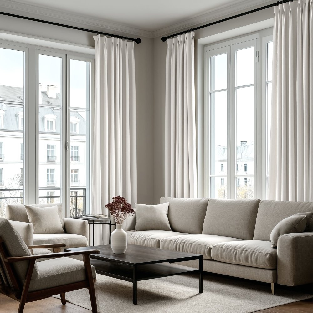 Romy Geometric Textured Custom Blackout Curtains - Deconovo US