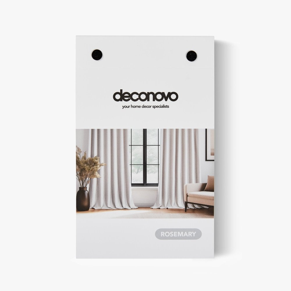 Rosemary Blackout Swatches Booklet - Deconovo US