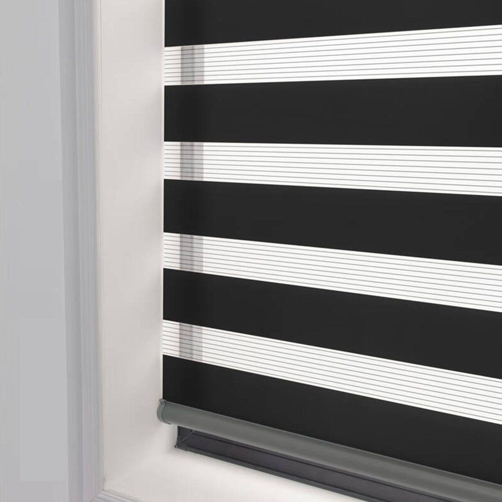 Sienna Custom Light Filtering Zebra Blinds - Deconovo US