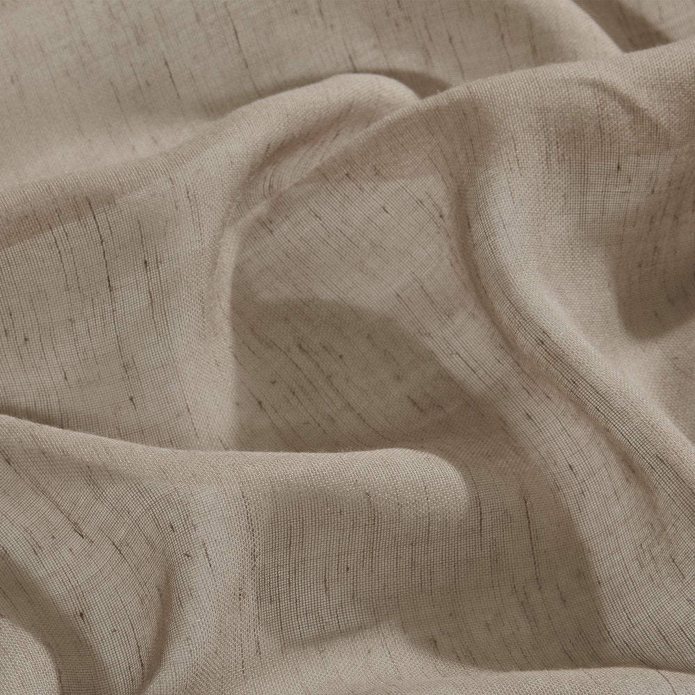 Sylvia Linen - Look Foil Sheer Curtains - Deconovo US