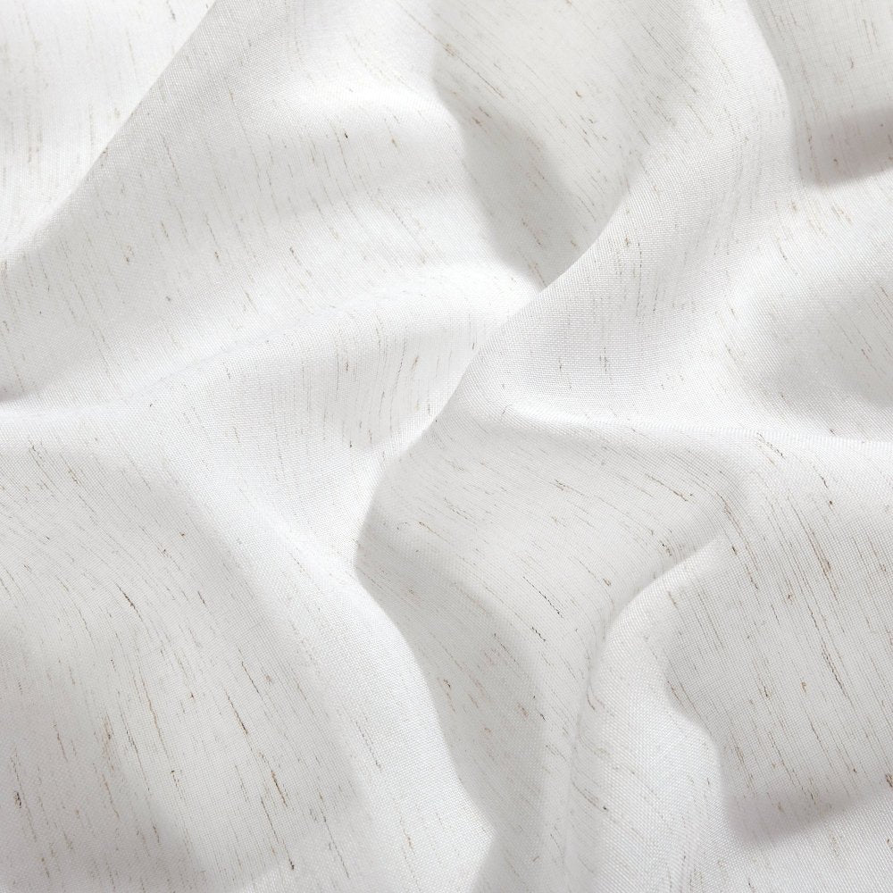 Sylvia Linen - Look Foil Sheer Curtains - Deconovo US