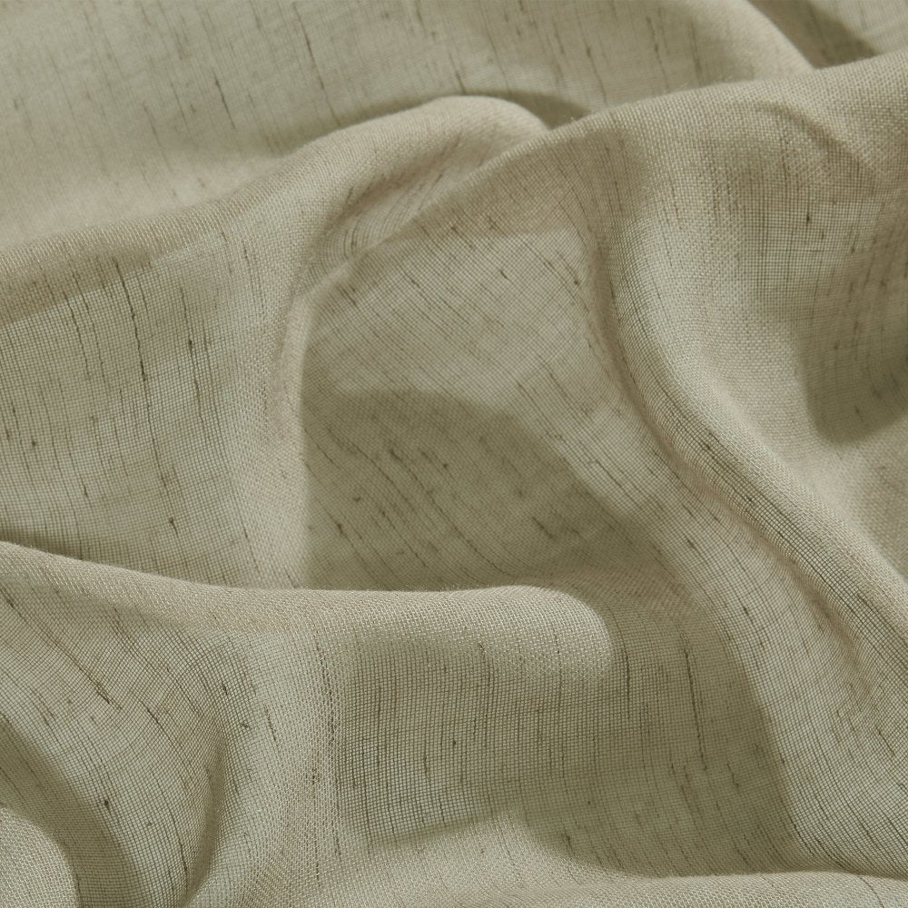 Sylvia Linen - Look Foil Sheer Curtains - Deconovo US