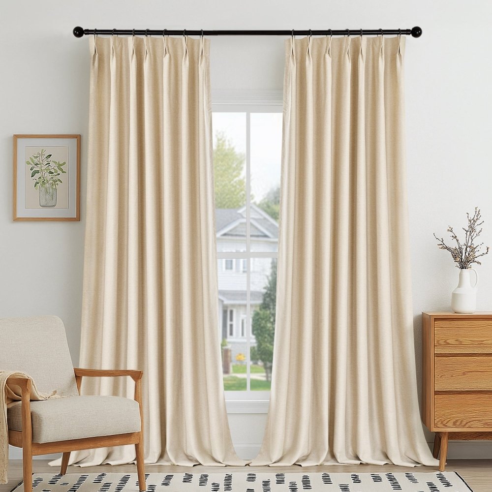 Yvonne Total Blackout Custom Curtains - Deconovo US