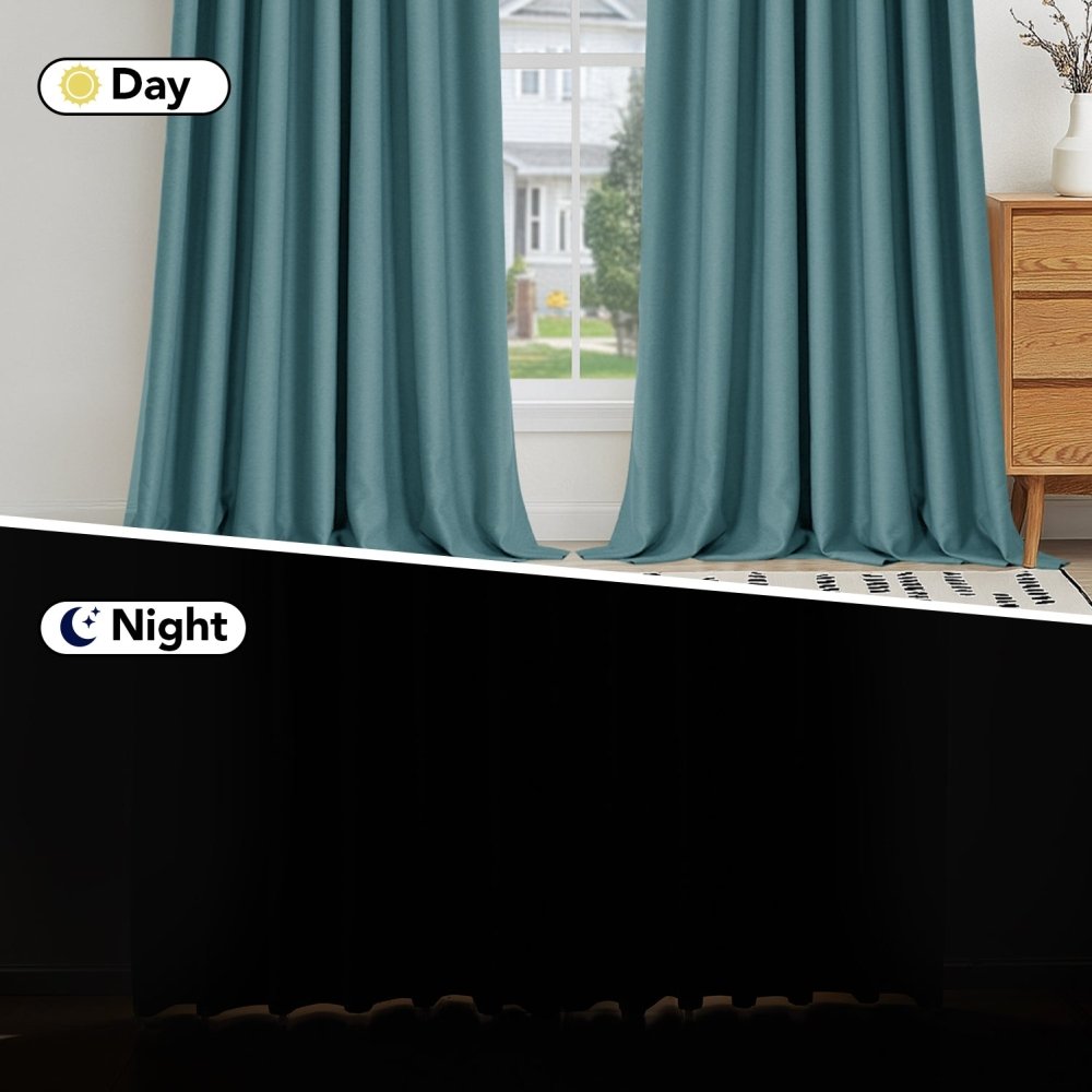 Yvonne Total Blackout Custom Curtains - Deconovo US
