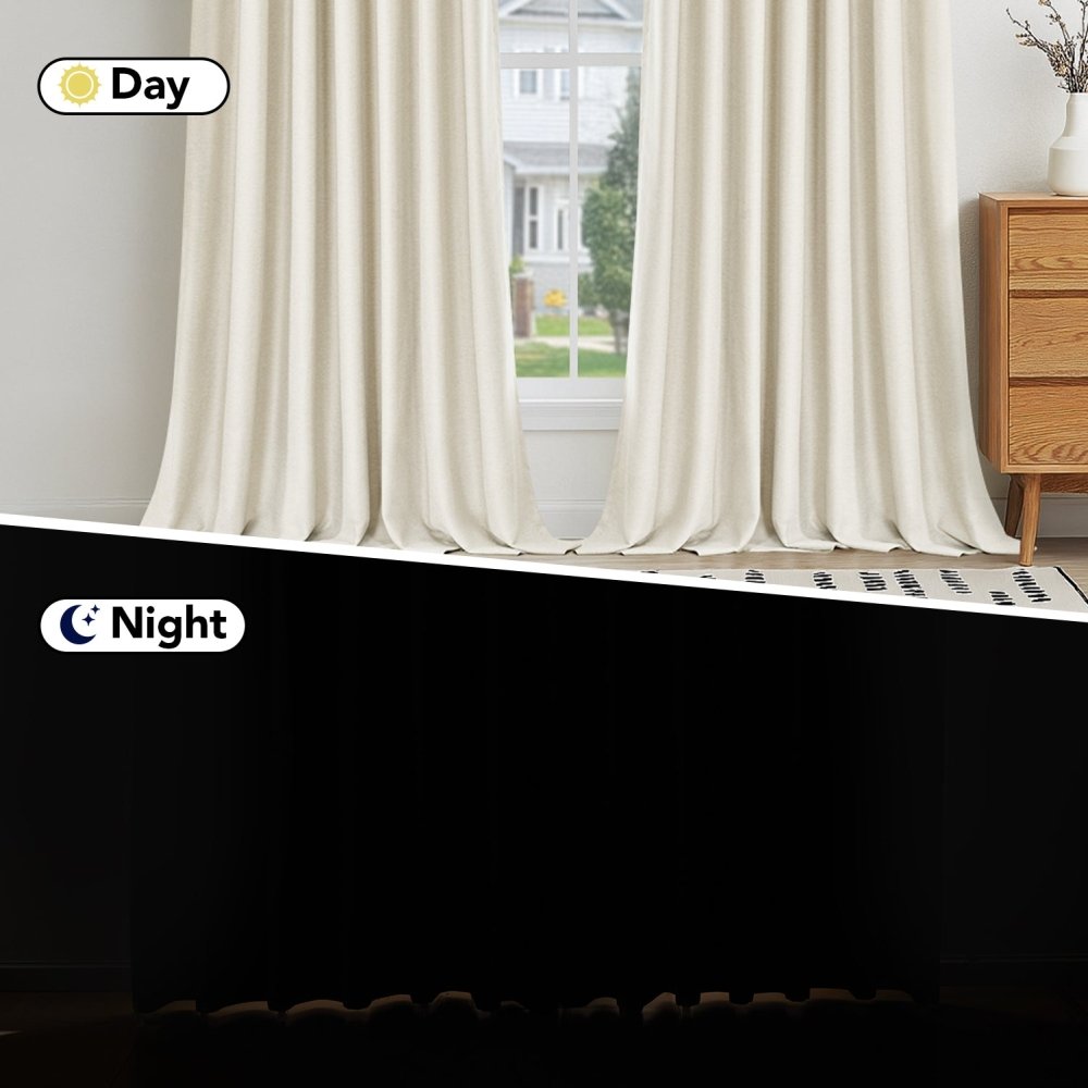 Yvonne Total Blackout Custom Curtains - Deconovo US