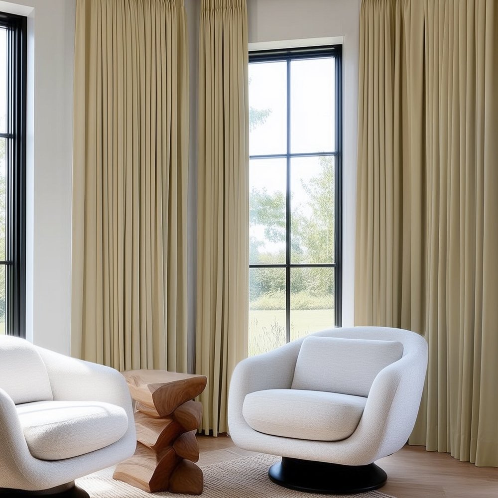 Yvonne Total Blackout Custom Curtains - Deconovo US