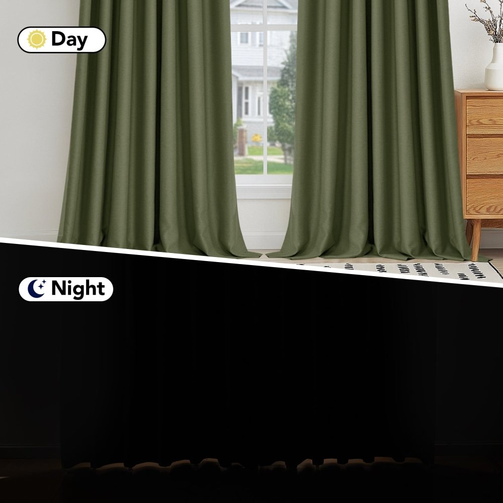 Yvonne Total Blackout Custom Curtains - Deconovo US