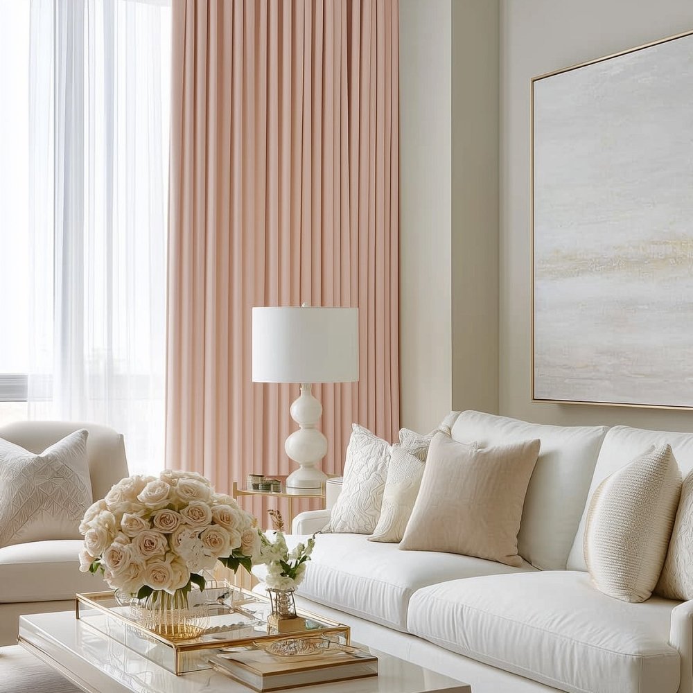 Yvonne Total Blackout Custom Curtains - Deconovo US