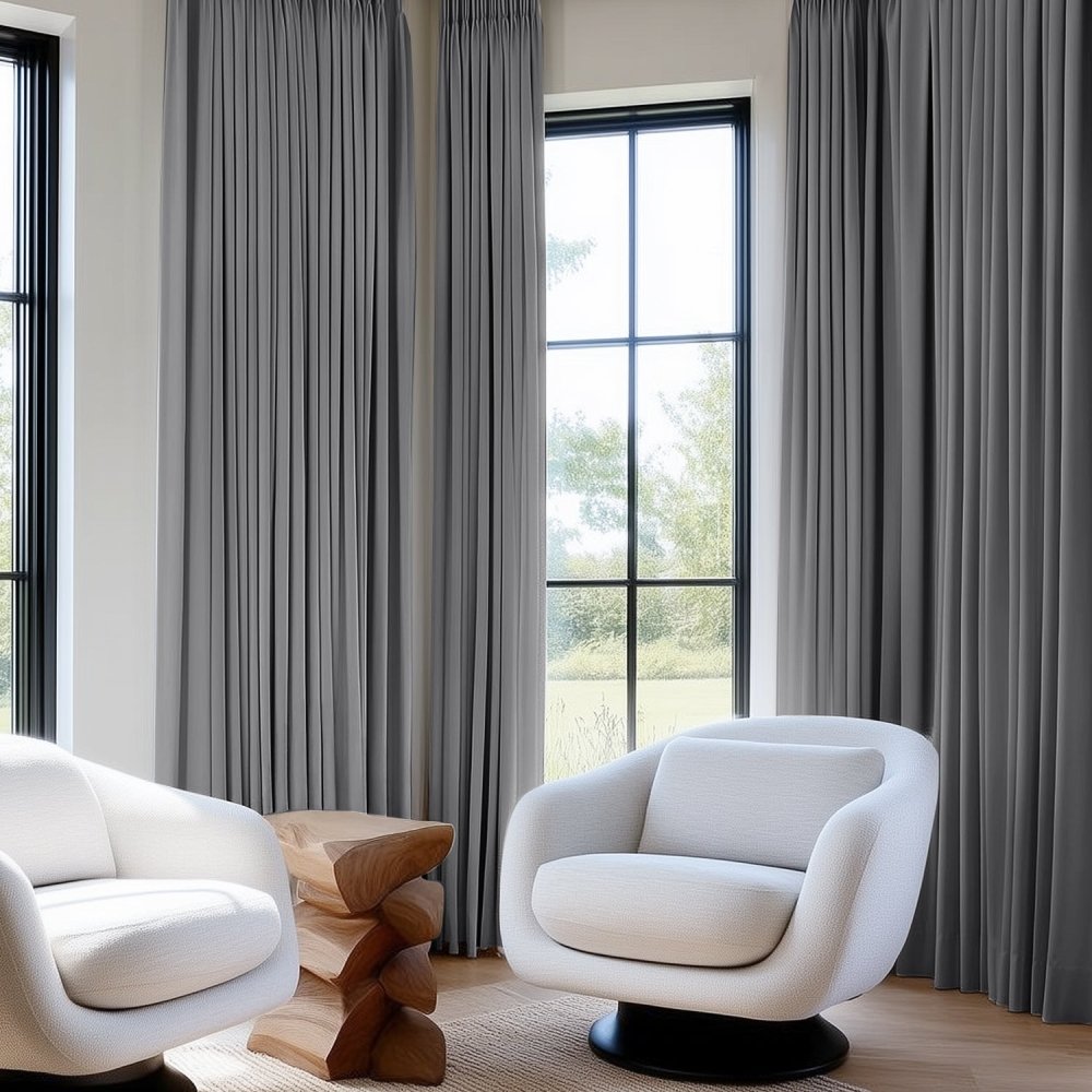 Yvonne Total Blackout Custom Curtains - Deconovo US